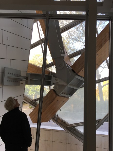 George looking at Gehry structure