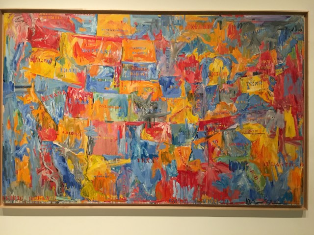 Jasper Johns map US